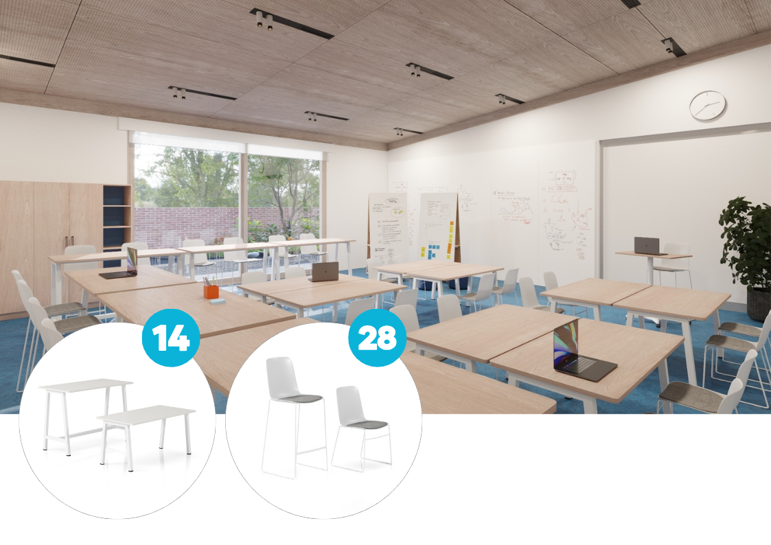 Elevate Classroom Furniture Package by VE Furniture