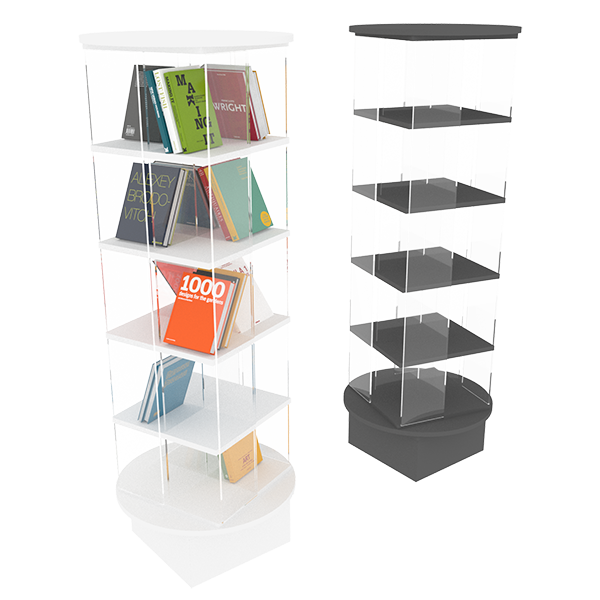 Display storage solutions for schools, libraries and offices, featuring display towers and wall displays