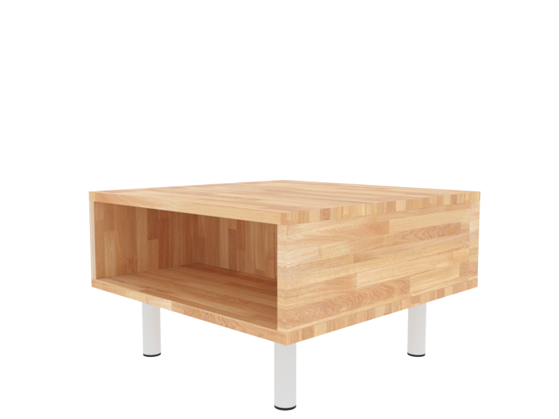 Origami Square Table - Rubberwood