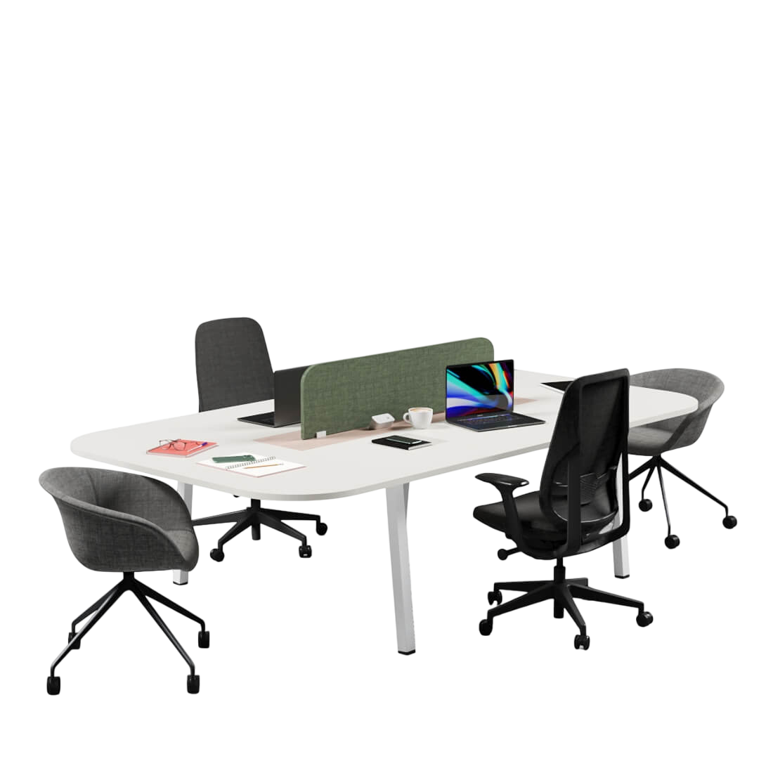 Shinto S2 Duo 2-Person Workstation